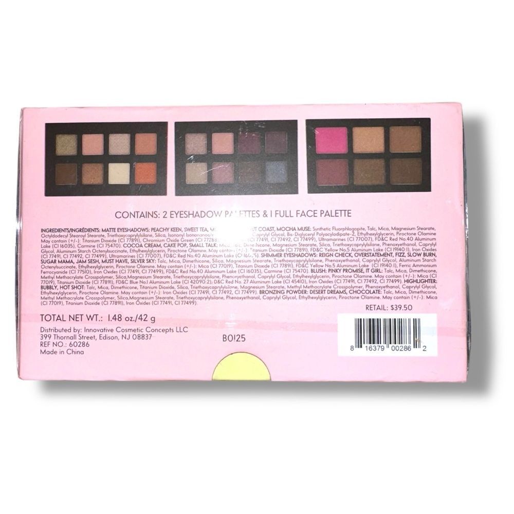 3-Pc. Beauty Vault Full Face Collectors Set Created for Macy's NIB Palettes